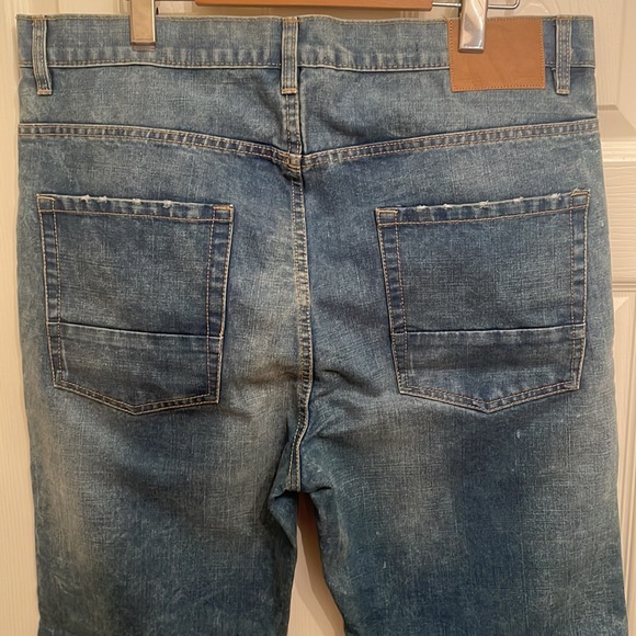 💙Mens Bluenoted Denim Straight fit 34x32 Dylan - Picture 5 of 10